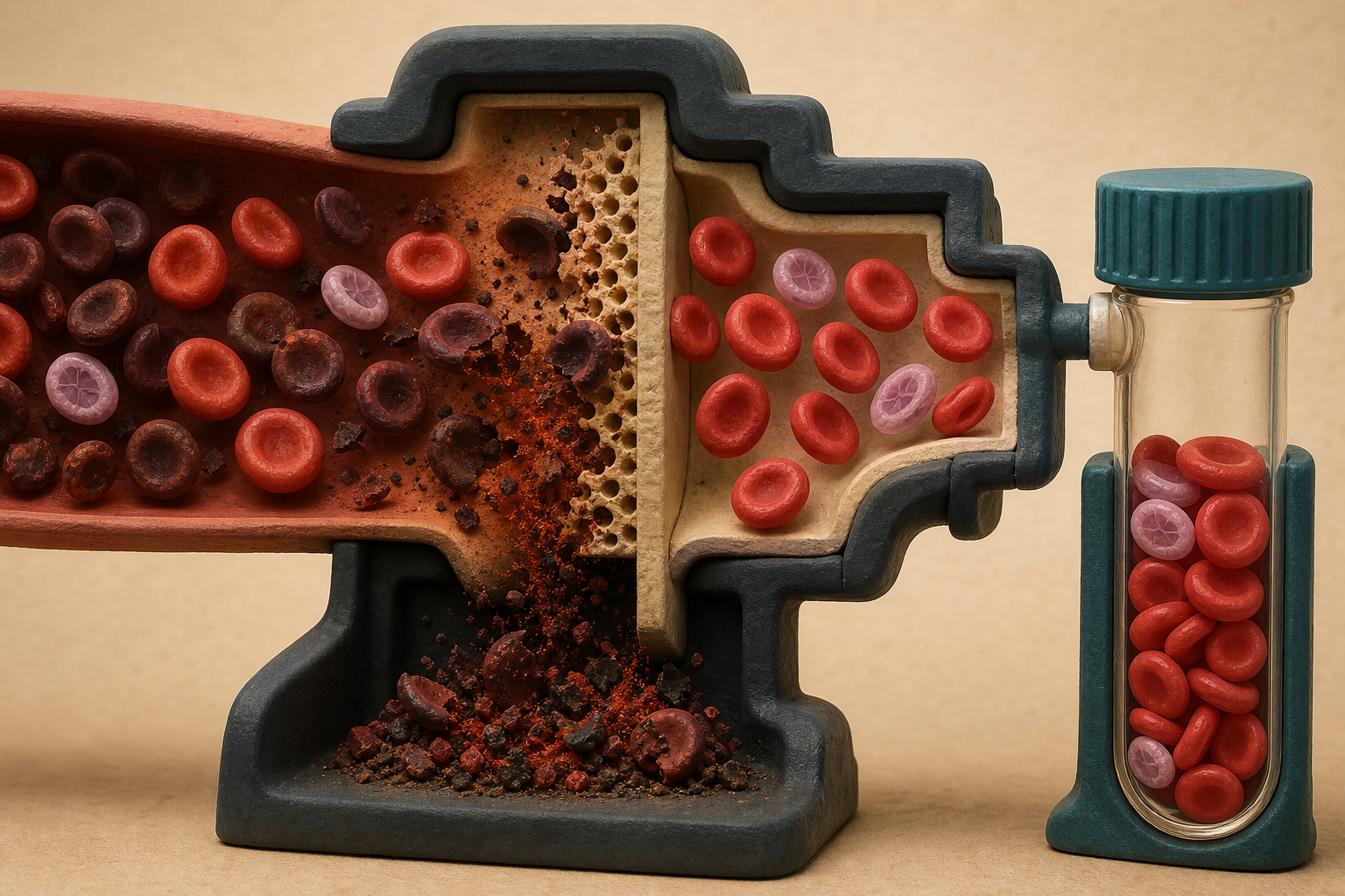 Older G6PD-deficient red cells are destroyed during hemolysis, leaving young red cells and reticulocytes that can make the enzyme assay appear normal.